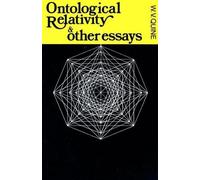 W. V. Quine Ontological Relativity and Other Essays (Tascabile)