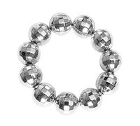 W WIDMANN MILANO Party Fashion - 03527 - Bracciale disco ball, argento, anni '70, disco fever, gioielli