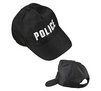 W WIDMANN MILANO Party Fashion - 03636 - Cappello da poliziotto regolabile, berretto per feste a tema e carnevale (Confezione da 2)