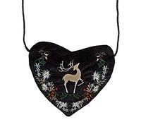 W WIDMANN MILANO Party Fashion 07793 - Borsetta con cuore bavarese ricamato, accessorio, carnevale, festa a tema