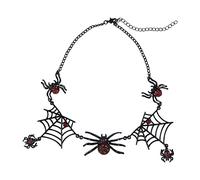 W WIDMANN MILANO Party Fashion 09662 - Collana ragni strass, gioiello, Halloween, carnevale, festa in maschera