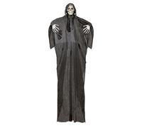 W WIDMANN MILANO Party Fashion 10050 - Tristo mietitore con occhi a LED pulsanti e lampeggianti, rumori spaventosi e risata malefica, 240 cm, decorazione