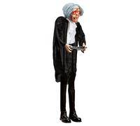 W WIDMANN MILANO Party Fashion 10057 - Cameriere con Vassoio e Occhi Luminosi, Figura Horror, Horror Deco, Cameriere, Halloween Deco Spaventoso