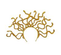 W WIDMANN MILANO Party Fashion 21157 - Fascia Medusa, oro, copricapo serpenti, dea greca
