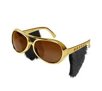 WIDMANN MILANO PARTY FASHION 6733S - Occhiali da rock'n'roll con grappoli, oro, occhiali da festa, occhiali divertenti, carnevale