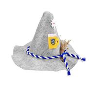 W WIDMANN MILANO Party Fashion 75715 - Cappello festa della birra, con stella alpina e boccale di birra, in feltro, festa della birra, festa popolare, carnevale, festa a tema