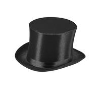 W WIDMANN MILANO Party Fashion 75717 - Cappello a cilindro, in raso, copricapo, accessorio per costume, carnevale, festa a tema