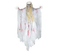 W WIDMANN MILANO Party Fashion 7791Y - Decorazione per feste fantasma sanguinante, 90 cm, decorazione, accessori, spaventoso, sangue finto, scheletro, fantasma, Halloween, carnevale