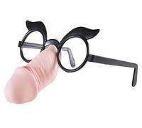 W WIDMANN MILANO Party Fashion 9630E - Occhiali Willy, travestimento divertente per carnevale e addio al celibato