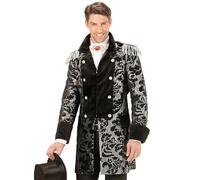 Widmann Silver Jacquard Parade Coat For Man (XL) Silver