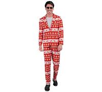 Widmann Merry Christmas Party Fashion Suit (Jacket, Pants) (L) Red