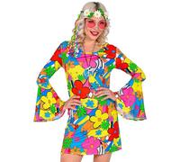 W WIDMANN MILANO Party Fashion - Abito Flower Power anni '60