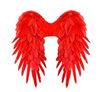 W WIDMANN MILANO Party Fashion - Ali con piume, pieghevoli, accessorio per angeli, diavoli, costumi di carnevale