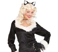 WIDMANN MILANO PARTY FASHION Aptafêtes ? ac1582 ? Baffi Lunghe di Gatto Nero