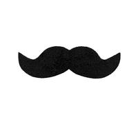W WIDMANN MILANO Party Fashion - Baffi da Uomo, Barba Nera, Accessorio per Carnevale, Circo e Look da Far West