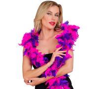 W WIDMANN MILANO Party Fashion - Boa di piume da donna, sciarpa di piume retrò da 180 cm, accessorio per costumi anni '20 per Carnevale