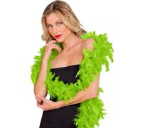 WIDMANN MILANO PARTY FASHION - Boa di piume, lunghezza circa 180 cm, 50 g, bicolore o monocolore, sciarpa di piume, accessorio, costume, carnevale, Halloween