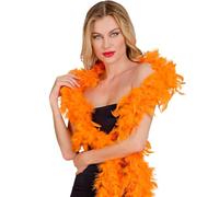 W WIDMANN MILANO Party Fashion - Boa di piume, lunghezza circa 180 cm, sciarpa di piume, accessorio, costume, carnevale, Halloween