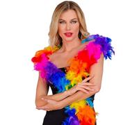 WIDMANN MILANO PARTY FASHION - Boa di piume, lunghezza circa 180 cm, foulard di piume, accessorio, festa motto