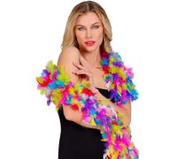 W WIDMANN MILANO Party Fashion - Boa di piume, lunghezza circa 180 cm, sciarpa di piume, accessorio, festa a tema