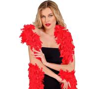 W WIDMANN MILANO Party Fashion - Boa di piume, lunghezza circa 180 cm, sciarpa di piume, accessorio, festa a tema