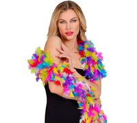 W WIDMANN MILANO Party Fashion - Boa di piume, lunghezza circa 180 cm, sciarpa di piume, accessorio, festa a tema