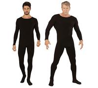 Widmann 04613 - Tuta Adulto Uomo, Carnevale, Ballerini, Farfalle, Ape, Feste A Tema, Taglia M/L, Colore Nero