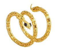 W WIDMANN MILANO Party Fashion - Bracciale a forma di serpente dorato | Accessori e gioielli per costumi da Cleopatra, egizi e romani, Carnevale e feste a tema
