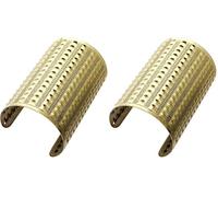 W WIDMANN MILANO Party Fashion - Bracciale in bronzo con rivetti, bracciale, bigiotteria, accessorio per costume egiziano, supereroina, Cleopatra, costume romano (Confezione da 2)