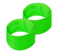 W WIDMANN MILANO Party Fashion - Braccialetti, 2 pezzi, fasce per il sudore, accessori per carnevale, completo anni '80