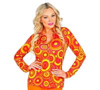 W WIDMANN MILANO Party Fashion - Camicetta anni '70 da donna, Disco Fever, camicia, costumi in maschera
