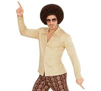 W WIDMANN MILANO Party Fashion - Camicia da Uomo Anni '70, Febbre da Discoteca, Costume da Festa, Costume in Maschera