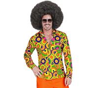 W WIDMANN MILANO Party Fashion - Camicia Anni '70,Camicia da Uomo,Stile Disco,Costumi di Carnevale