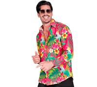 W WIDMANN MILANO Party Fashion - Camicia da Sera da Uomo, a Maniche Lunghe | Camicia da uomo, capo accattivante per costumi di Carnevale, feste a tema, festival, vacanze, discoteca