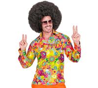 W WIDMANN MILANO Party Fashion - Camicia Hippie, Hipster, Flower Power, costume anni '60, costumi di carnevale
