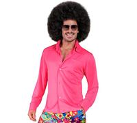 W WIDMANN MILANO Party Fashion - Camicia da Uomo Anni '70, Febbre da Discoteca, Costume da Festa, Costume in Maschera