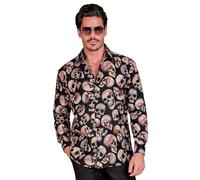 W WIDMANN MILANO Party Fashion - Camicia da uomo, manica lunga, camicia da uomo, travestimento di Halloween