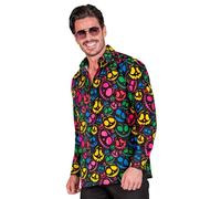 W WIDMANN MILANO Party Fashion - Camicia da uomo, manica lunga, camicia da uomo, travestimento di Halloween