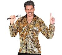 W WIDMANN MILANO Party Fashion - Camicia Disco Fever, Popstar, Cantante, Schlagermove, Vestito di cattivo gusto, Costumi di Carnevale