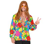 W WIDMANN MILANO Party Fashion - Camicia Hippie, Hipster, Flower Power, costume anni '60, costumi di Carnevale