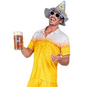 W WIDMANN MILANO Party Fashion - Camicia Party Fashion da uomo, birra, t-shirt, festa della birra, Baviera, outfit birra, festival