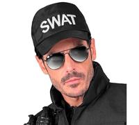 W WIDMANN MILANO Party Fashion 03607 - Cappello SWAT, regolabile, per adulti, accessorio, carnevale, festa a tema