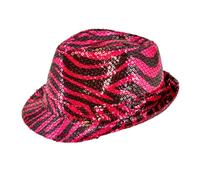 W WIDMANN MILANO Party Fashion - Cappello con paillettes, Fedora, accessorio per costumi in maschera