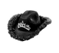 W WIDMANN MILANO Party Fashion - Cappello da cowboy con diadema e lamé