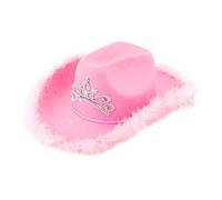 W WIDMANN MILANO Party Fashion - Cappello da cowboy con diadema e orpelli, western, indiano, Texas, ranger, addio al celibato