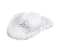 WIDMANN MILANO PARTY FASHION - Cappello da cowboy con diadema e orpelli, western, indiano, texano, ranger, JGA