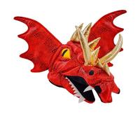 W WIDMANN MILANO Party Fashion - Cappello drago, rosso, costume animale, dinosauro, copricapo carnevale