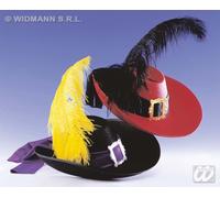 W WIDMANN MILANO Party Fashion, Cappello moschettiere in feltro, design elegante, comfort ottimale, dettagli curati, versatile per tutte le occasioni, adatto per adulti