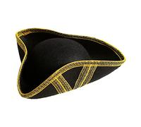 W WIDMANN MILANO Party Fashion, cappello tricorno 01881, design elegante, comfort in feltro di poliestere, perfetto per Halloween e carnevale, di facile manutenzione, per adulti dai 16 anni in su