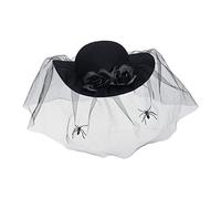 W WIDMANN MILANO Party Fashion Feltro Rose Cappello da Travestimento, Multicolore, Taglia Unica, 68578